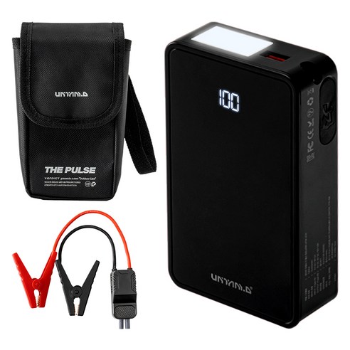 벤딕트 자동차 오토바이 점프스타터 보조배터리 더펄스 12V, 10000mAh, 1개