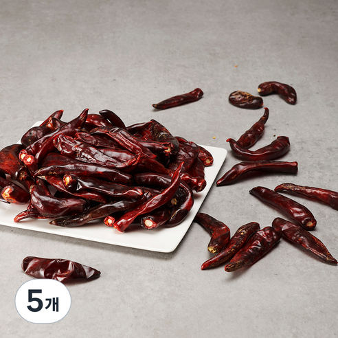 태양빛 건고추, 40g, 5개