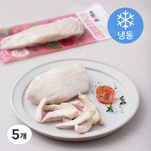 하림이닭 닭가슴살 오리지날 (냉동), 100g, 5개