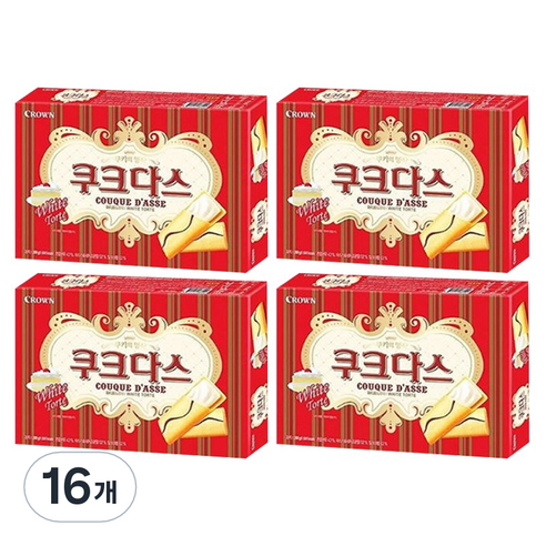 쿠크다스 화이트, 128g, 16개