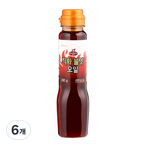 대상 직화 불맛 오일 200g, 6개