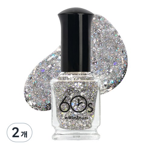 위드샨 60초 매니큐어, M98 크러쉬팝, 9ml, 2개