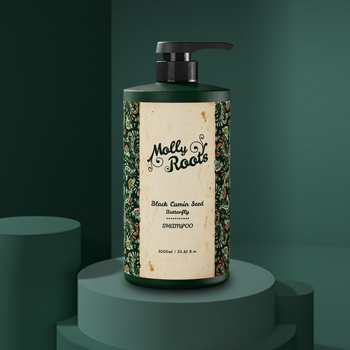 몰리루트 블랙커민씨드 버터플라이 샴푸는 일반두피와 손상모발에 효과적인 수분과 영양을 제공하는 헤어케어 제품입니다.