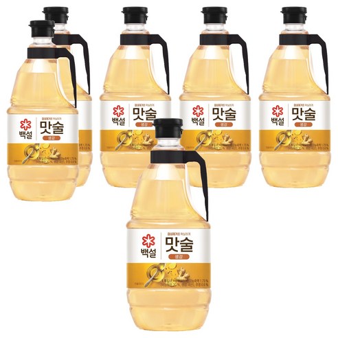 백설 맛술 생강, 1.8L, 6개