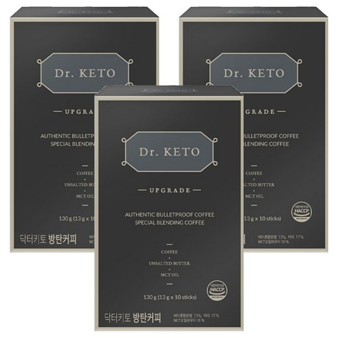닥터키토 방탄커피, 13g, 10개입, 3개