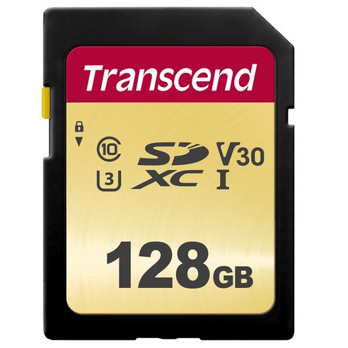 트랜센드 SD카드 MLC 메모리카드 TS128GSDC500S, 128GB