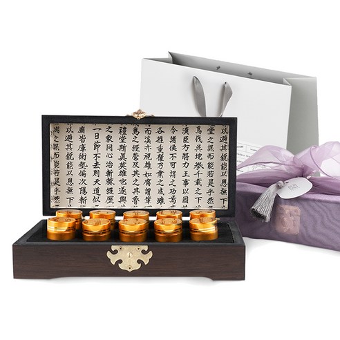혜윰 달빛 침향환 선물세트+ 쇼핑백, 1세트, 40g