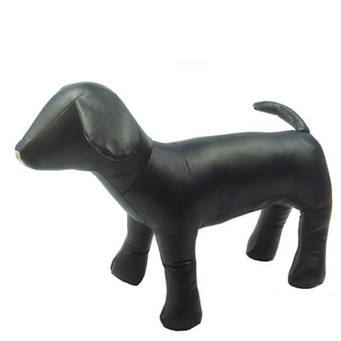 메이크그레이트 강아지마네킹 모델 인형 M, 25cm, 블랙