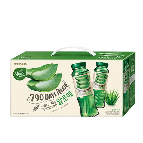 자연은 790일 알로에, 180ml, 12개