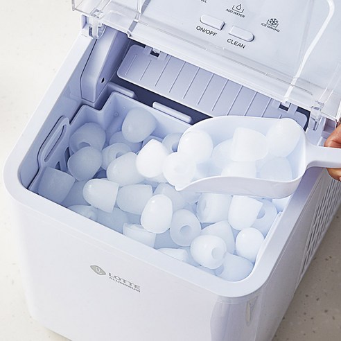 편리하고 효율적인 얼음 생성을 위한 롯데 가정용 제빙기 LIM-1000