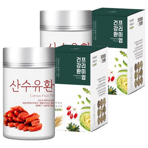 유기농마루 산수유환, 2개, 100g