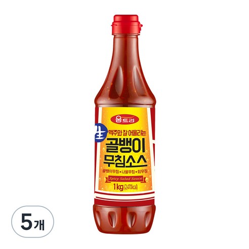 움트리 골뱅이무침소스, 1kg, 5개