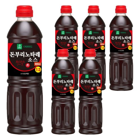 이엔푸드 돈부리노타레 소스, 900ml, 6개