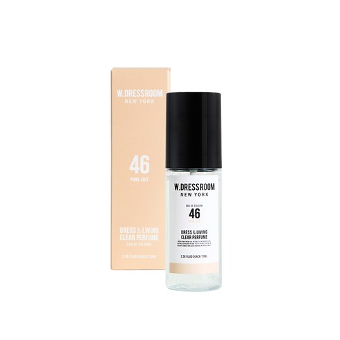 더블유드레스룸 드레스 앤 리빙 클리어 퍼퓸 70ml, No 46 퓨어릴리, 1개