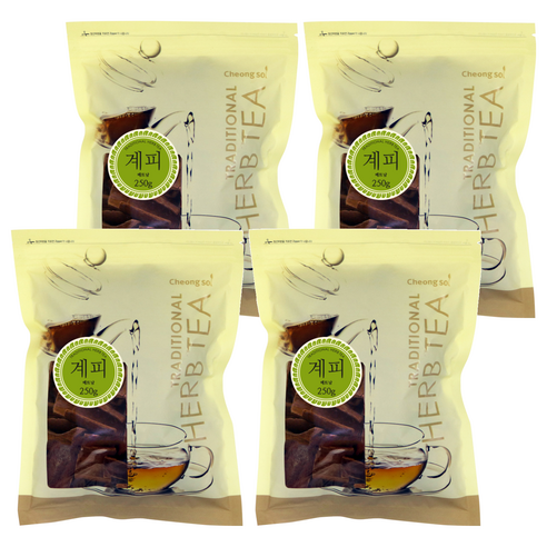 청솔 계피, 250g, 4개