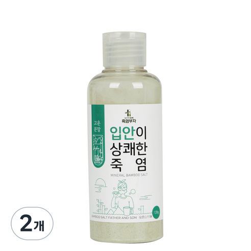 죽염부자 입안이 상쾌한 죽염, 120g, 2개