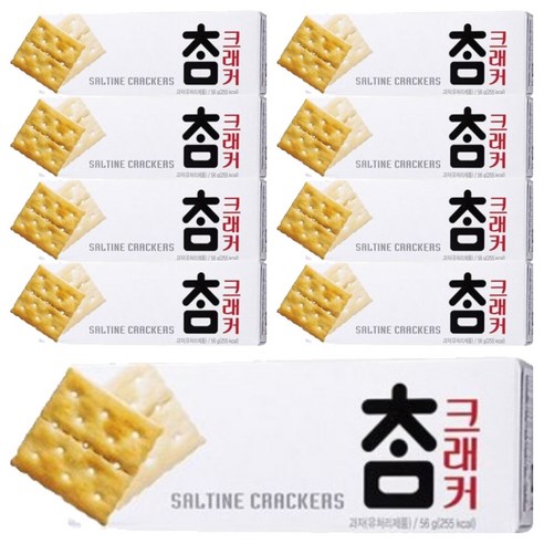 크라운 참 크래커, 56g, 9개