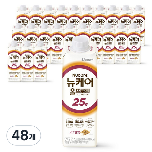 뉴케어 올프로틴 고소한맛, 245ml, 48개