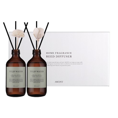 에이센트 네이처 디퓨저 본품형 200ml x 2p 세트, 튤립워터, 1개