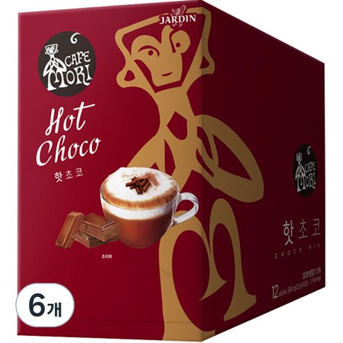 쟈뎅 까페모리 핫초코, 32g, 12개, 6개