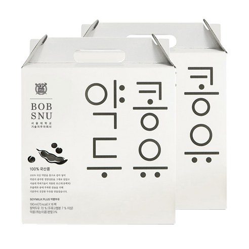 서울대밥스누 약콩두유 오리지널, 190ml, 24개