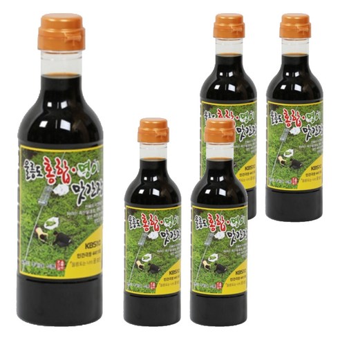 홍가네 울릉도 홍합 명이 맛간장 520g, 5개
