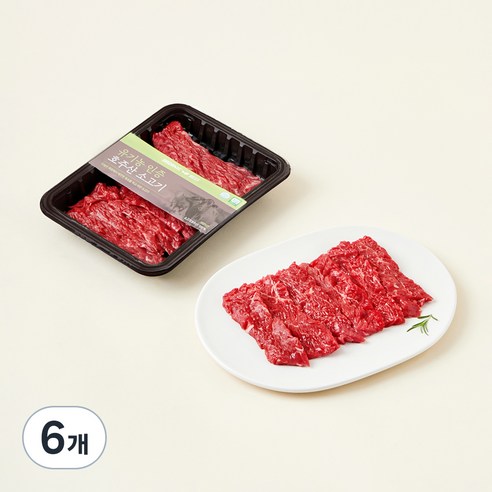 동원홈푸드 유기농 인증 치마살 구이용 (냉장), 200g, 6개