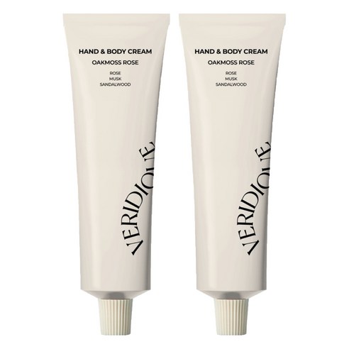 베리디크 핸드 앤 바디크림 오크모스 로즈, 2개, 50ml