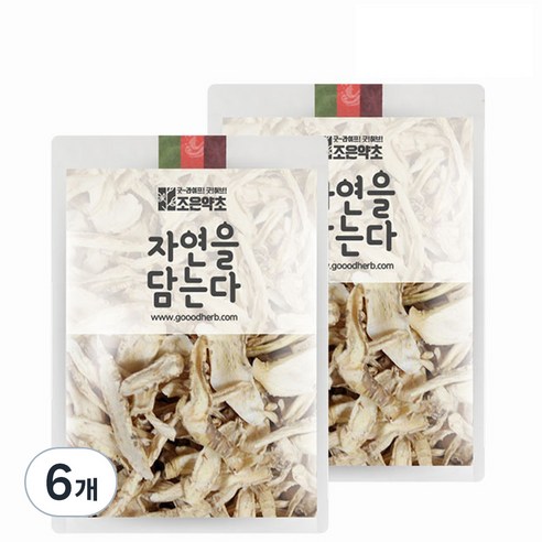 조은약초 프리미엄 잘게자른 도라지, 150g, 1개입, 6개