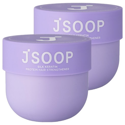 제이숲 실크 케라틴 단백질 모발 강화 헤어팩, 450ml, 2개