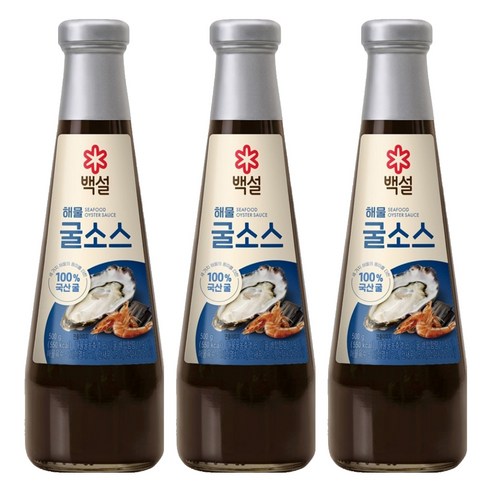 백설 해물 굴소스, 500g, 3개