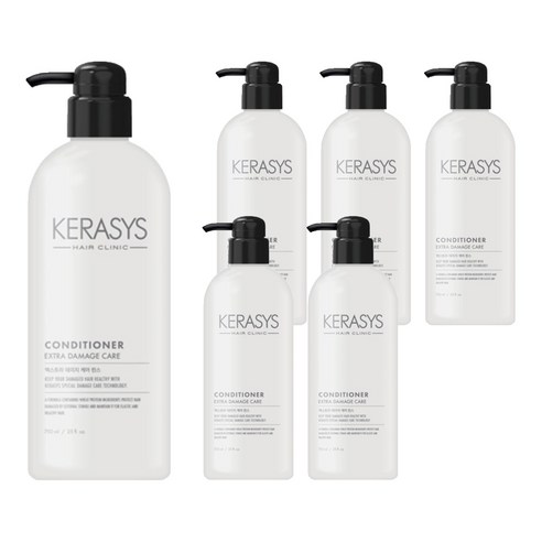 케라시스 엑스트라 데미지 케어 린스 프루티엠버 플로랄 오리엔탈 향, 750ml, 6개