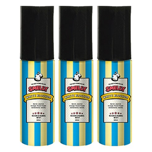 스멜리 룸앤패브릭 화이트블라썸 60ml, 55ml, 3개