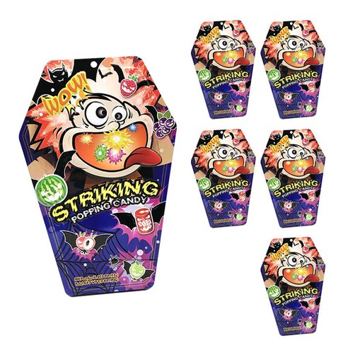 스트라이킹 팝핑캔디 버라이어티팩 퍼플, 150g, 6개