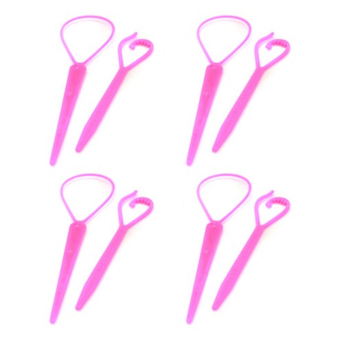 루머스 꽈배기 헤어 세트 HU003 2p, 스페셜꽈배기 (핑크), 4개