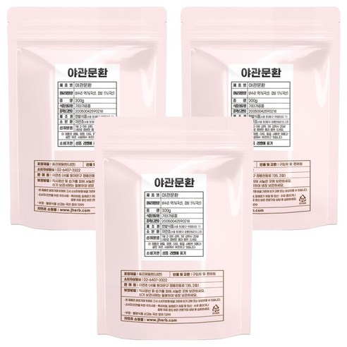 자연초 야관문환, 3개, 300g