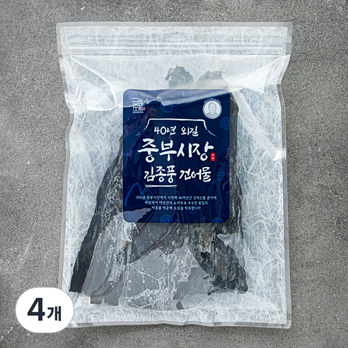 40년 외길 중부시장 김종풍 깊은풍미 꼭지다시마, 100g, 4개