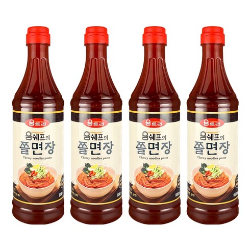 움트리 움쉐프의 쫄면장, 950g, 4개