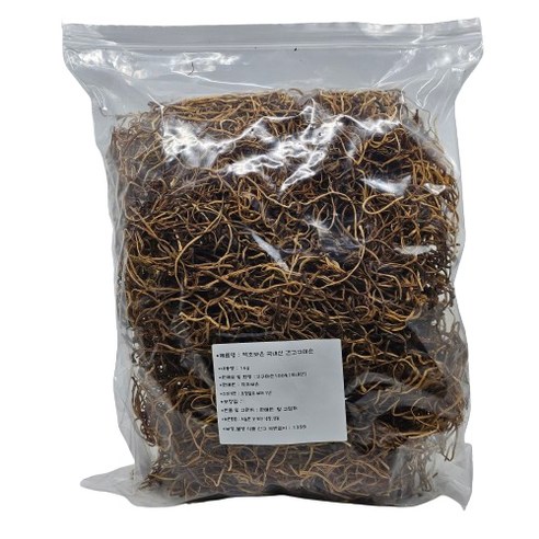 약초보은 국내산 건고구마순, 1kg, 1개