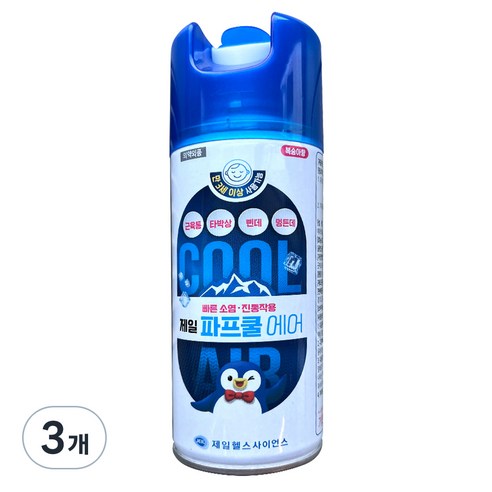 제일헬스사이언스 제일 파프쿨 에어 180ml, 3개, 1개입