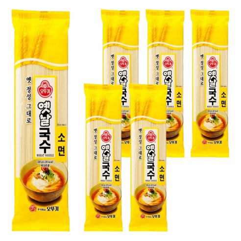 오뚜기옛날 국수 소면, 320g, 6개