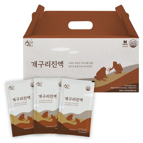 황금이네 개구리 즙 진액 50p, 4L, 1개