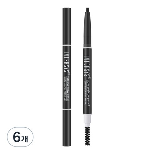 인터시스 오토 아이브로우 펜슬, 3호 회색, 6개