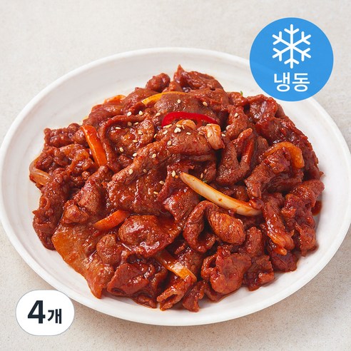 갈비아저씨 제육볶음 608 (냉동), 300g, 4개