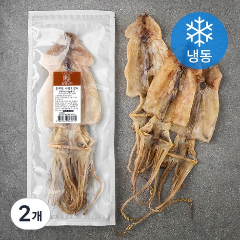 동명상회 동해안 마른오징어 5마리 (냉동), 250g 내외, 2개