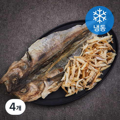 해맑은푸드 손질먹태 (냉동), 100g(대), 4개