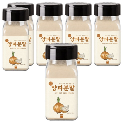 바른미각 양파분말, 6개, 60g