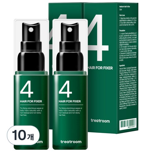 트리트룸 헤어 포 픽서 스프레이, 50ml, 10개