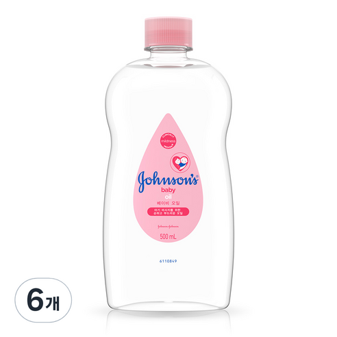 존슨즈베이비 오일, 500ml, 6개