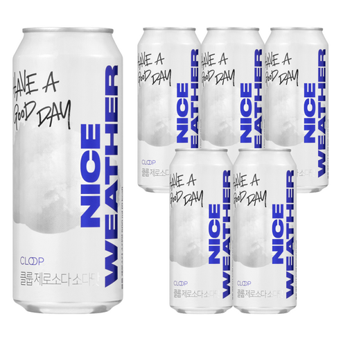 클룹 제로소다 소다맛, 500ml, 6개